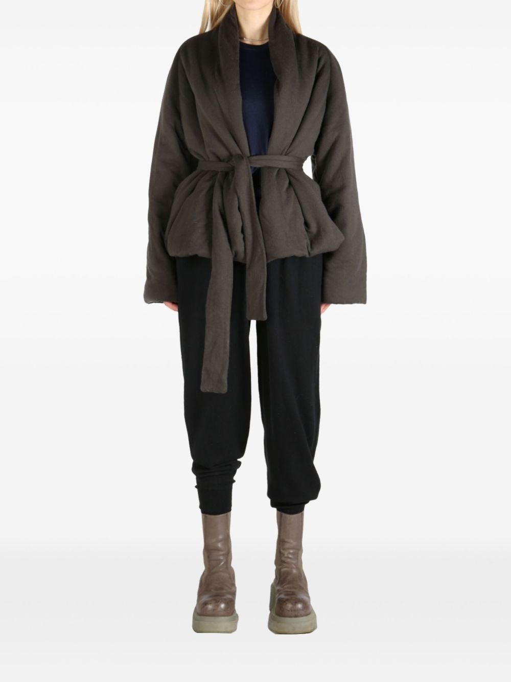 padded kimono jacket - 2
