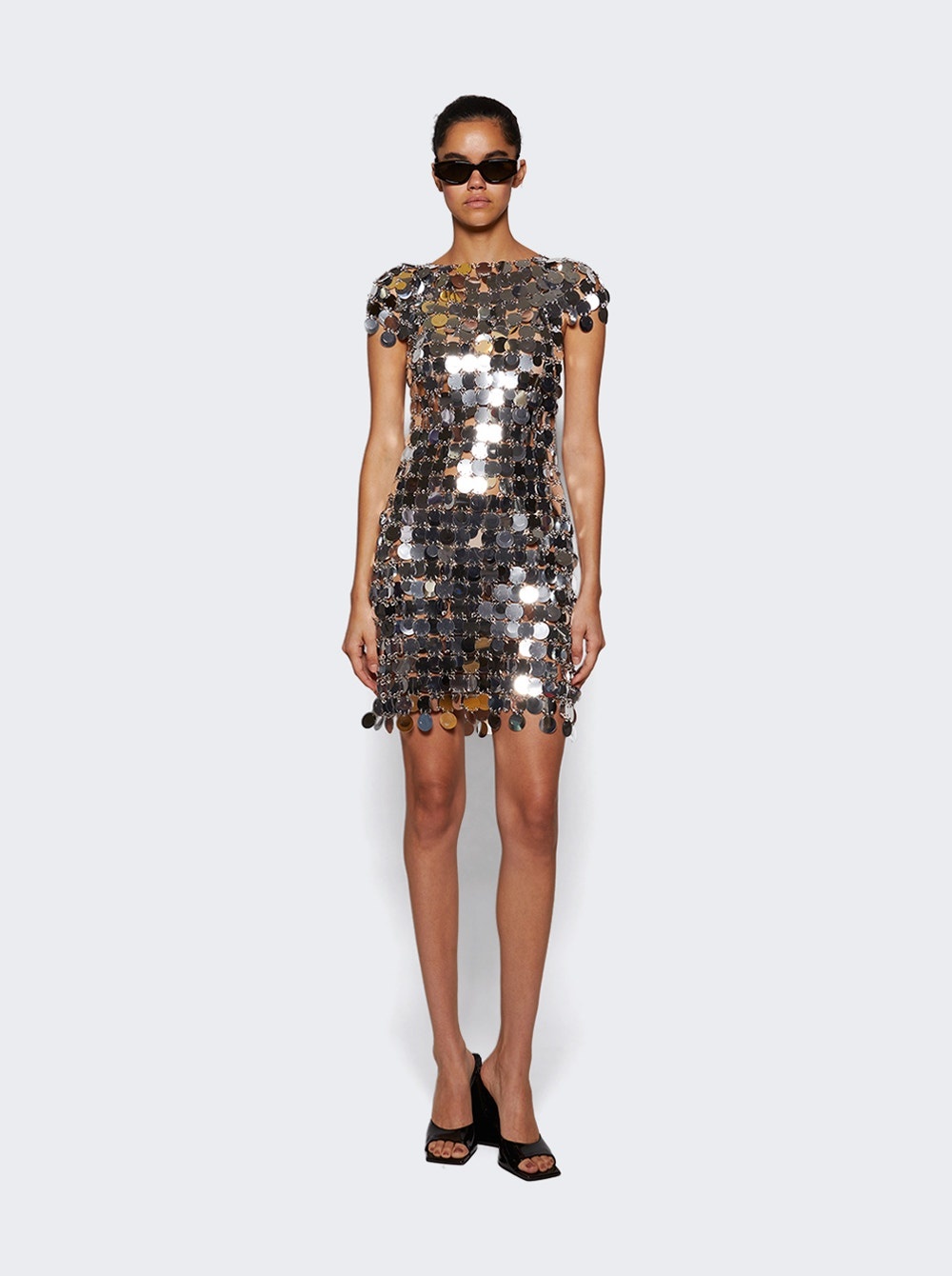 Iconic Sparkle Discs Dress Silver - 5
