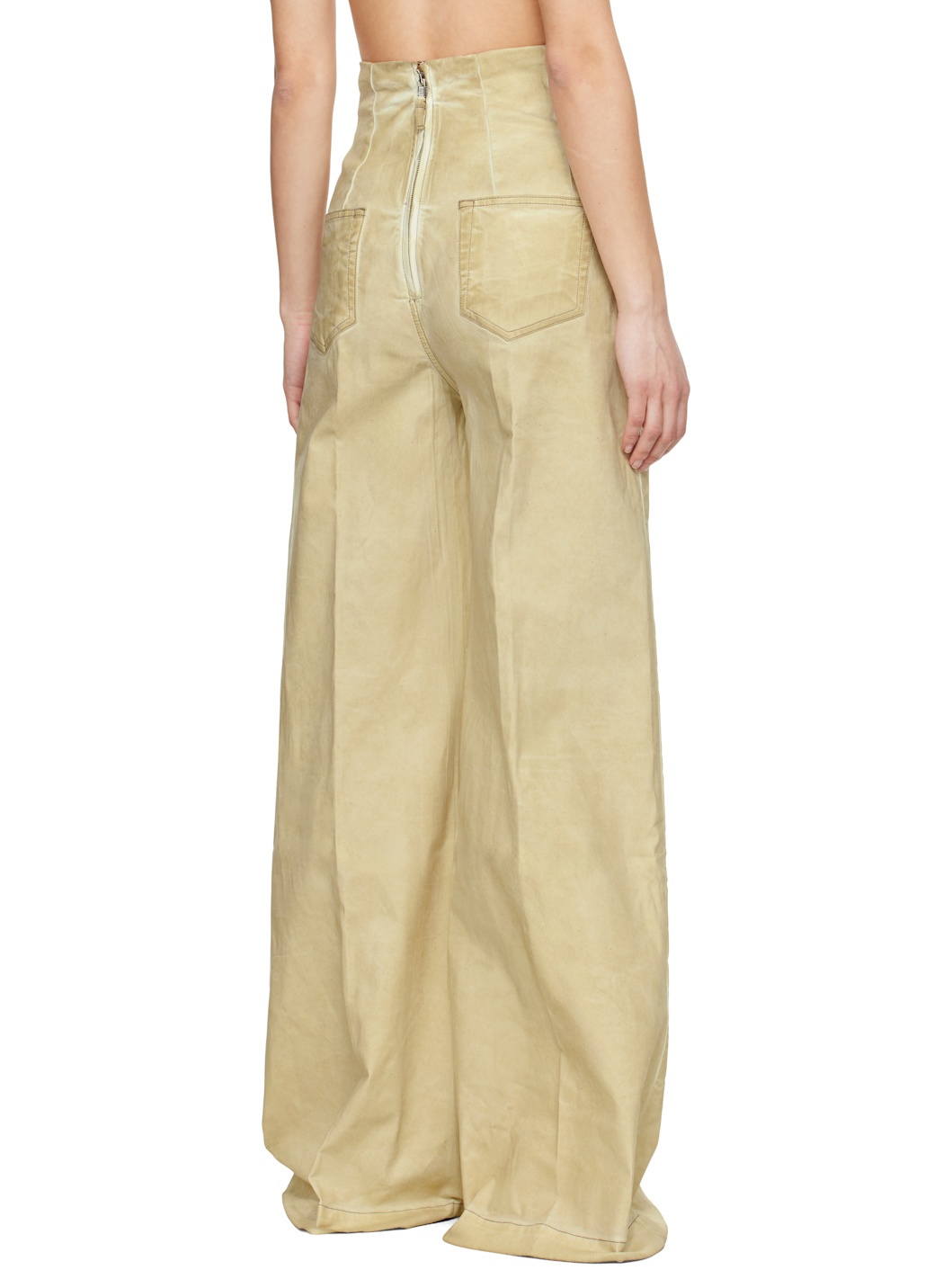 Beige Hollywood Dirt Cooper Jeans - 3