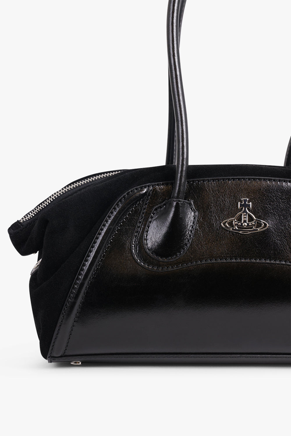 SHIRLEY SILHOUETTE ORB SMALL SHOULDER BAG | BLACK - 4