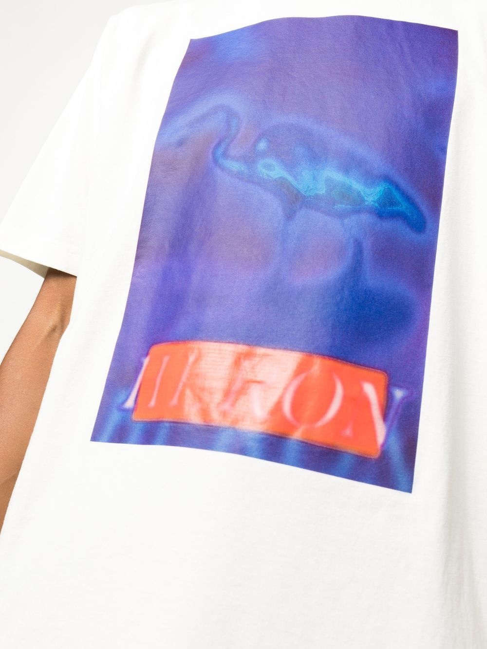 Heron-print cotton T-shirt - 5