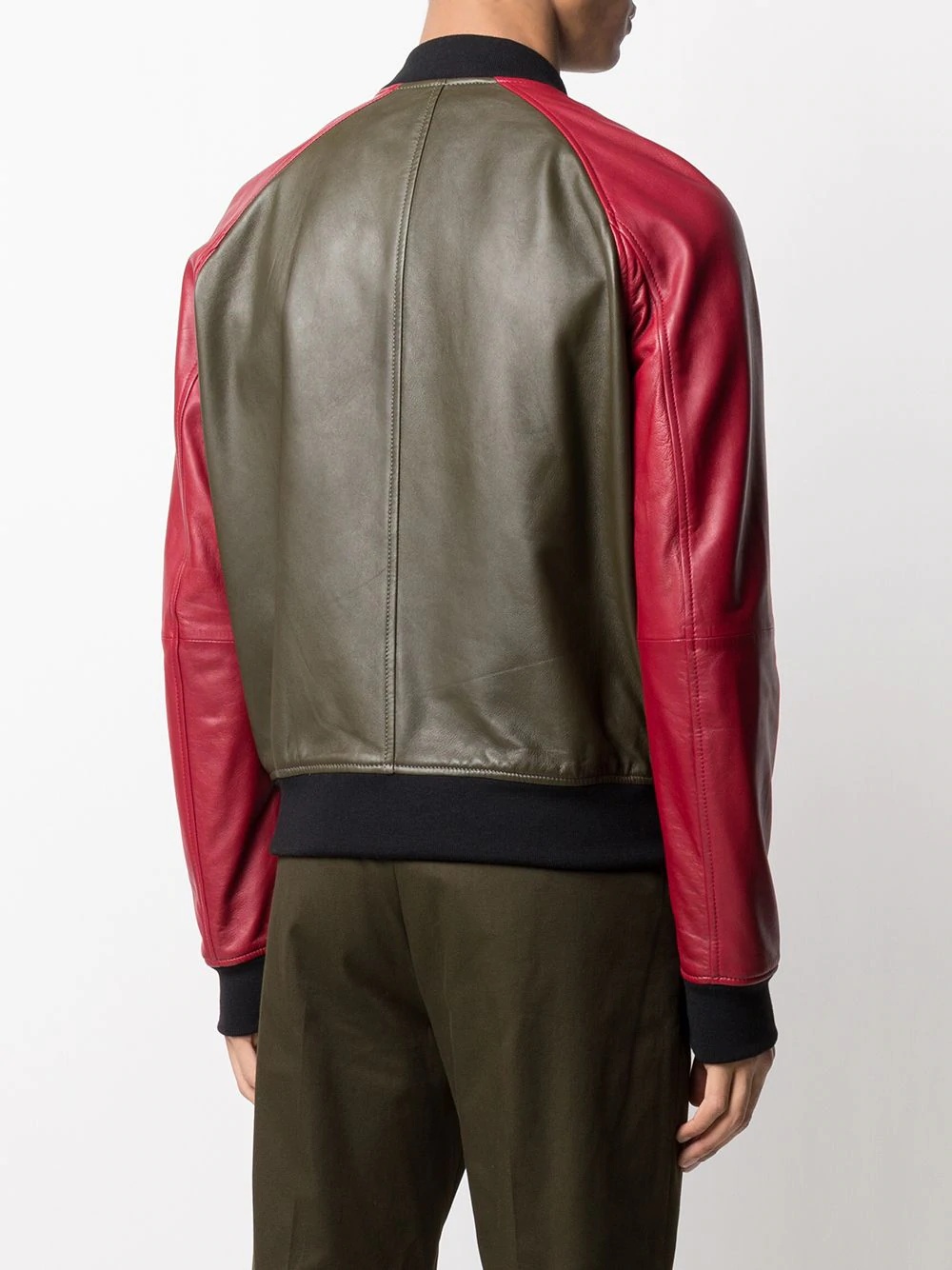 colour-block bomber jacket - 4