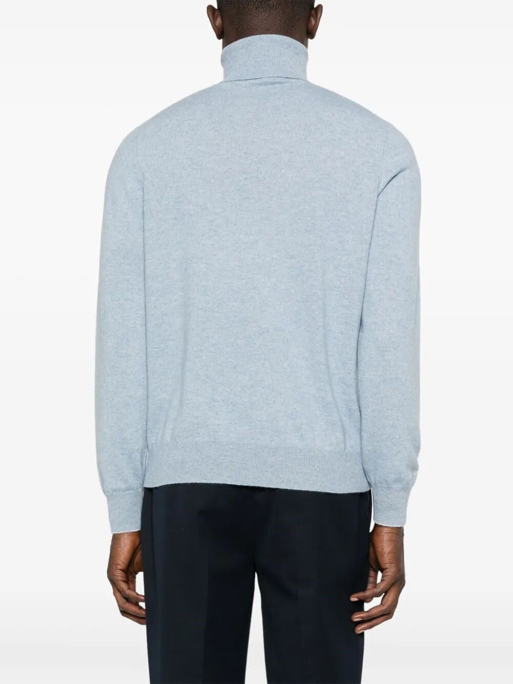 Brunello Cucinelli Men Cashmere Turtle-Neck Sweater - 3