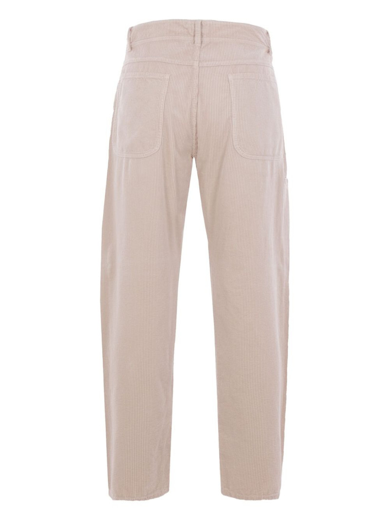Brunello Cucinelli corduroy-effect pocket trousers outlook