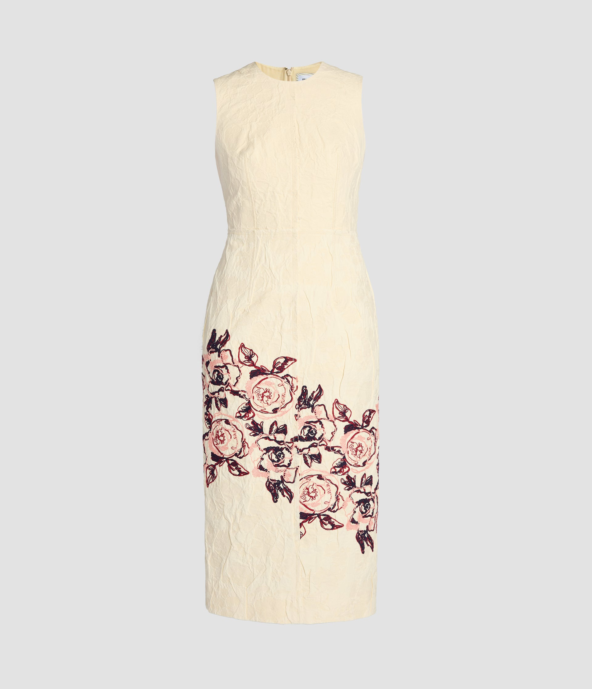 SLEEVELESS PENCIL MIDI DRESS - 2