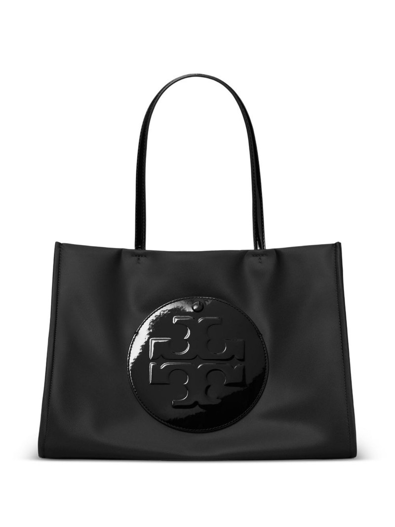 small Ella logo-embossed tote bag 1