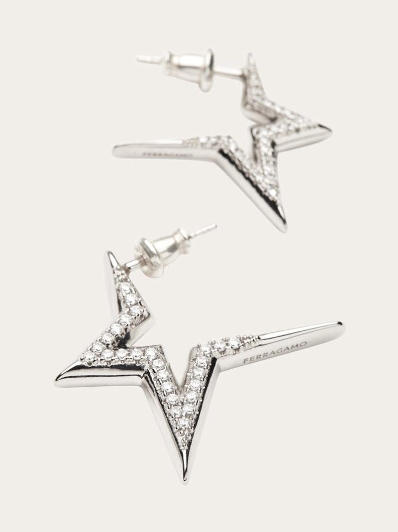 STAR EARRINGS WITH CRYSTALS 3
