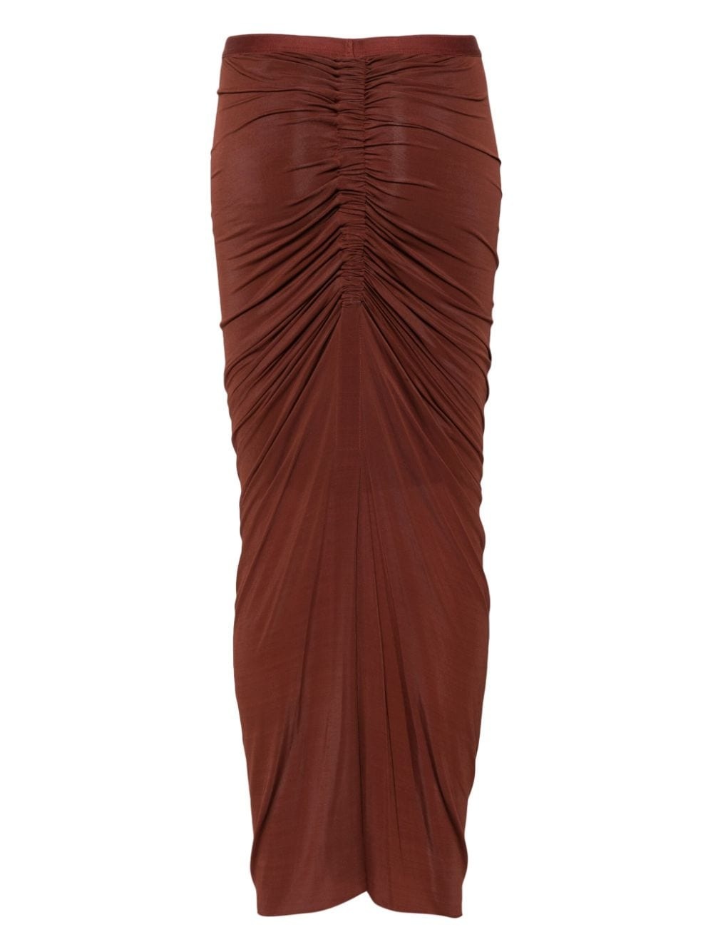 Shrimp ruched midi skirt - 2