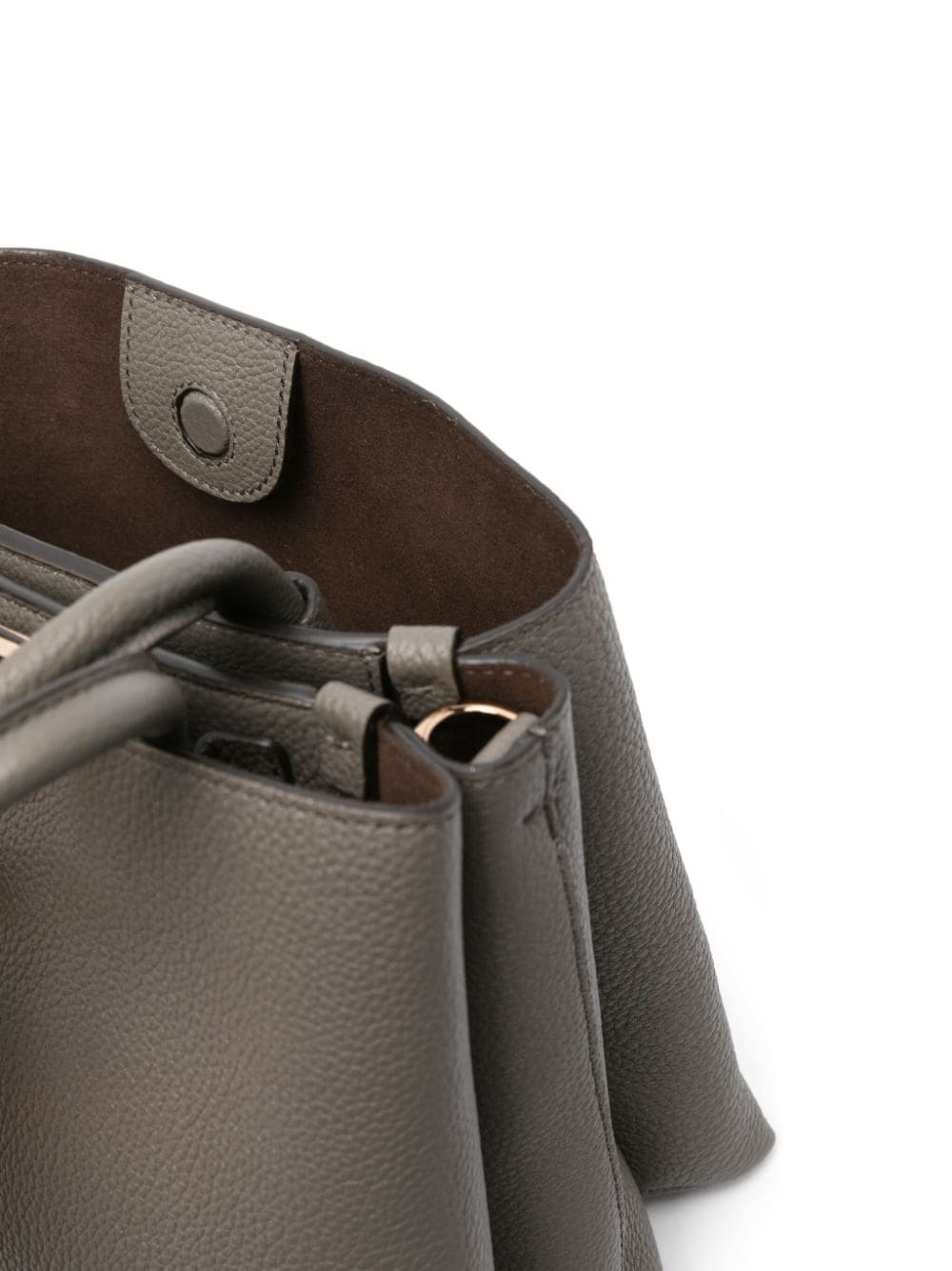 T Timeless leather tote bag - 5