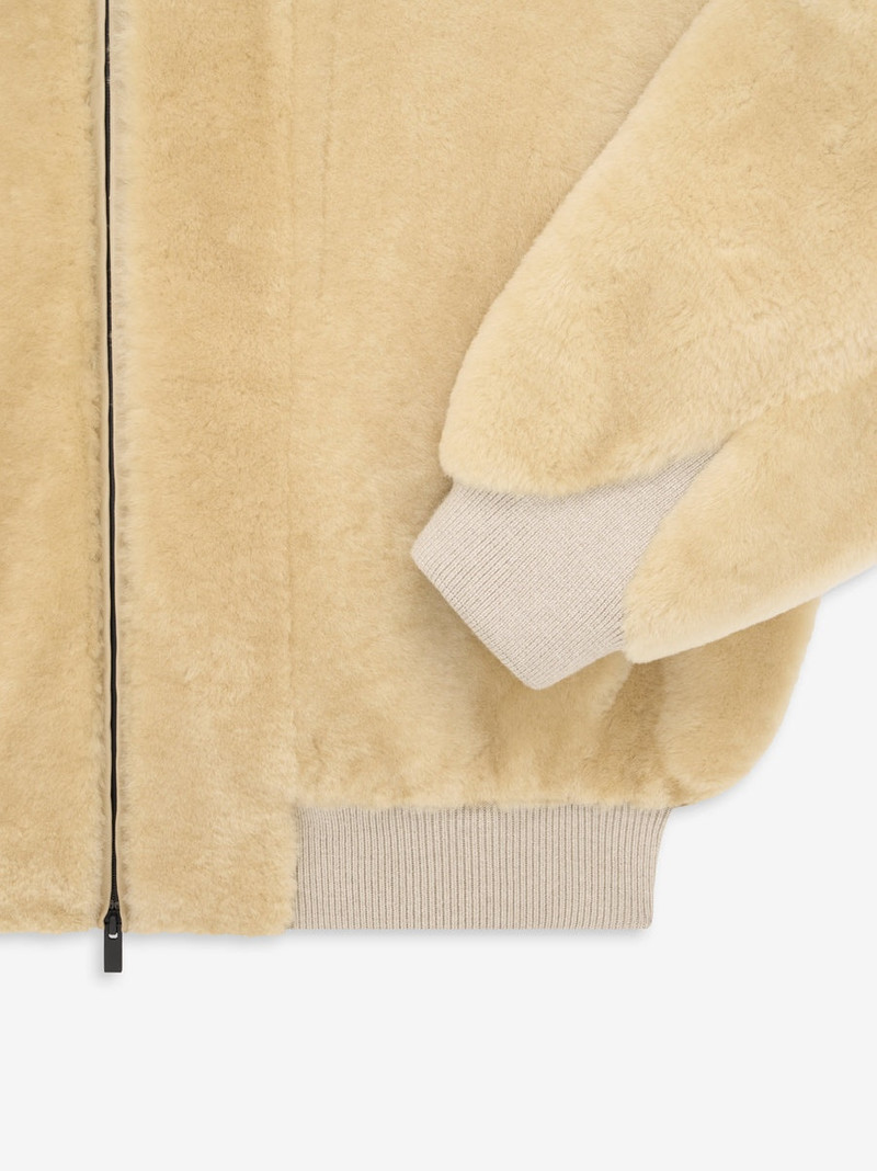 Shearling Hooded Bomber 3