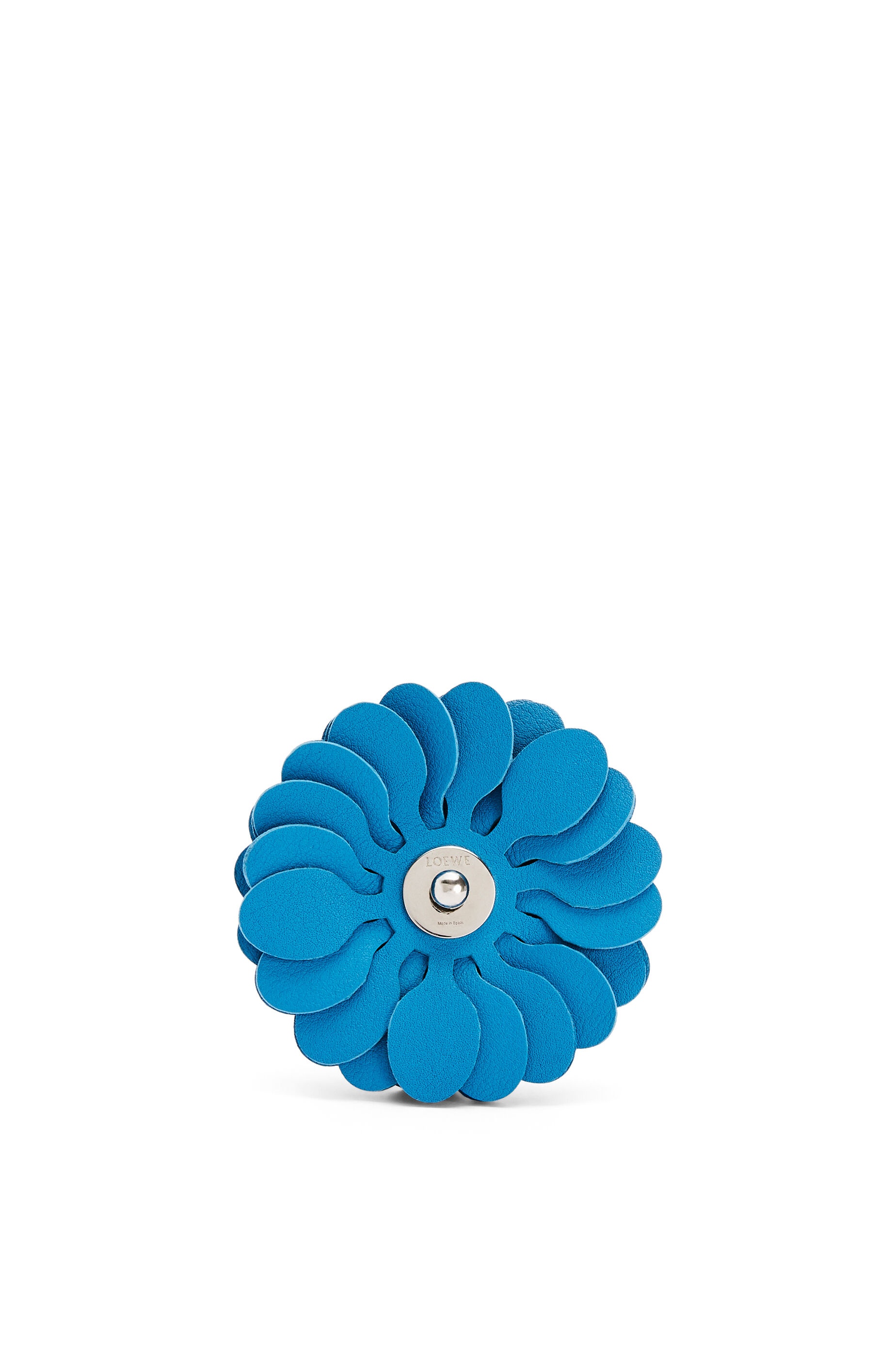 Stud flower charm in classic calfskin - 2