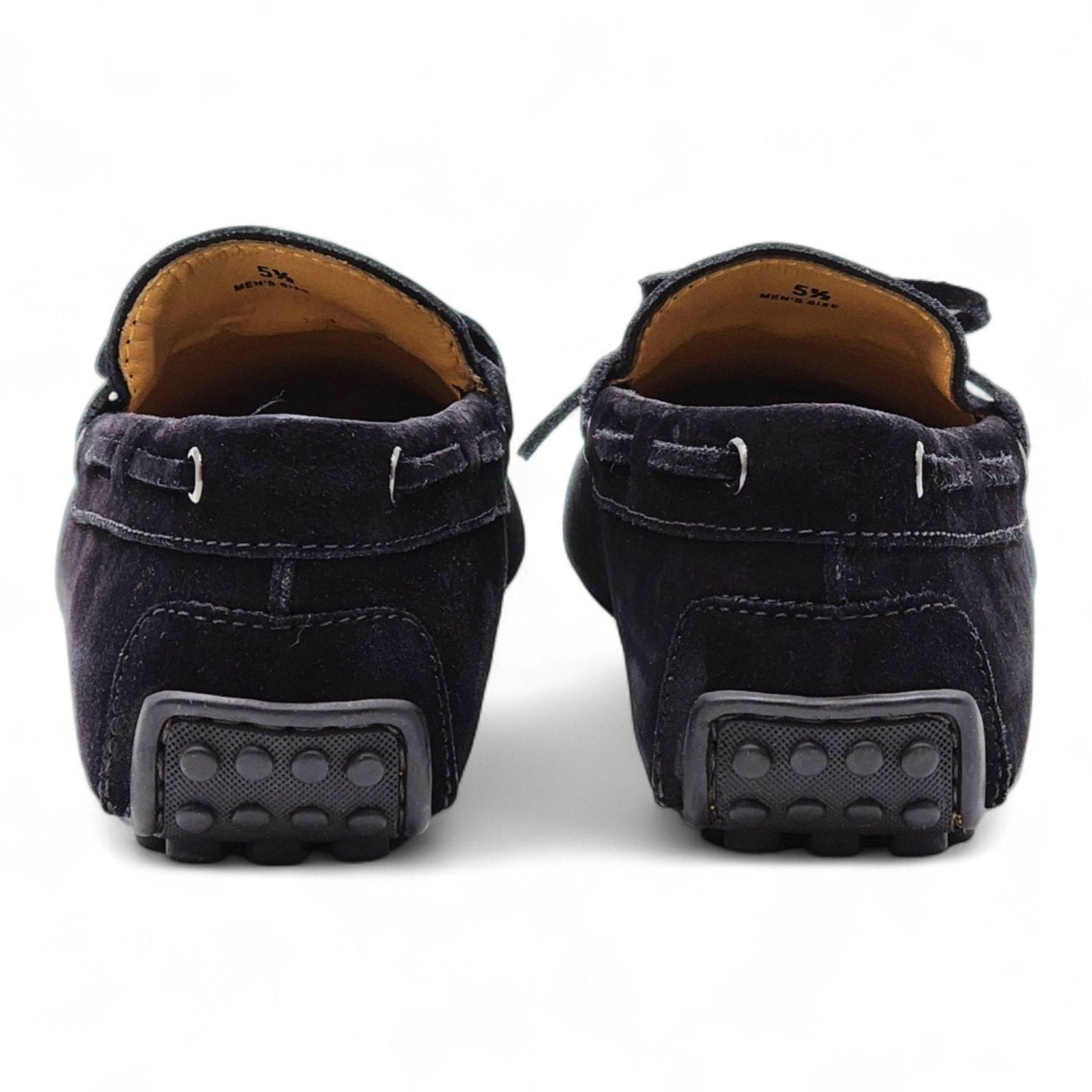 Tod's City Gommino Driving Men's Suede Loafers Black UK 5.5 US 7 - 6