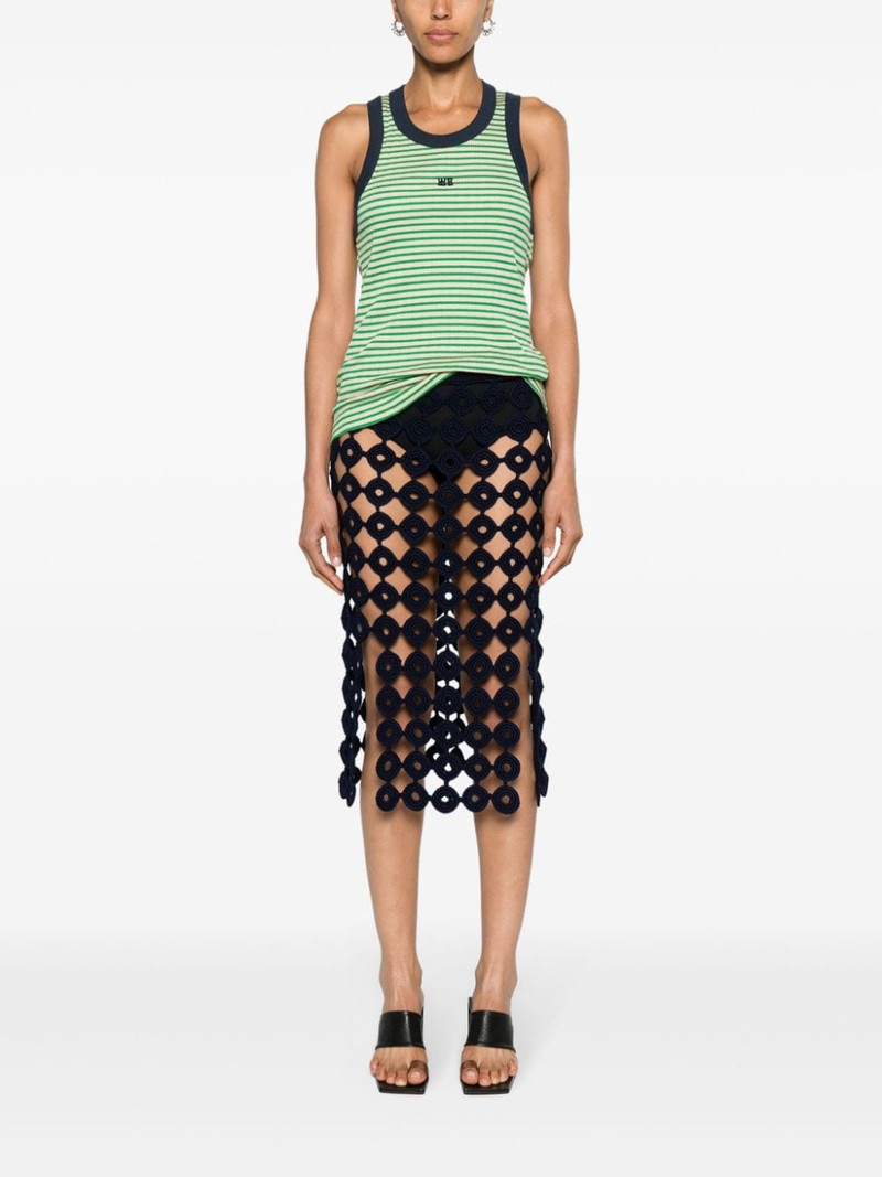 WALES BONNER Sonic striped tank top outlook