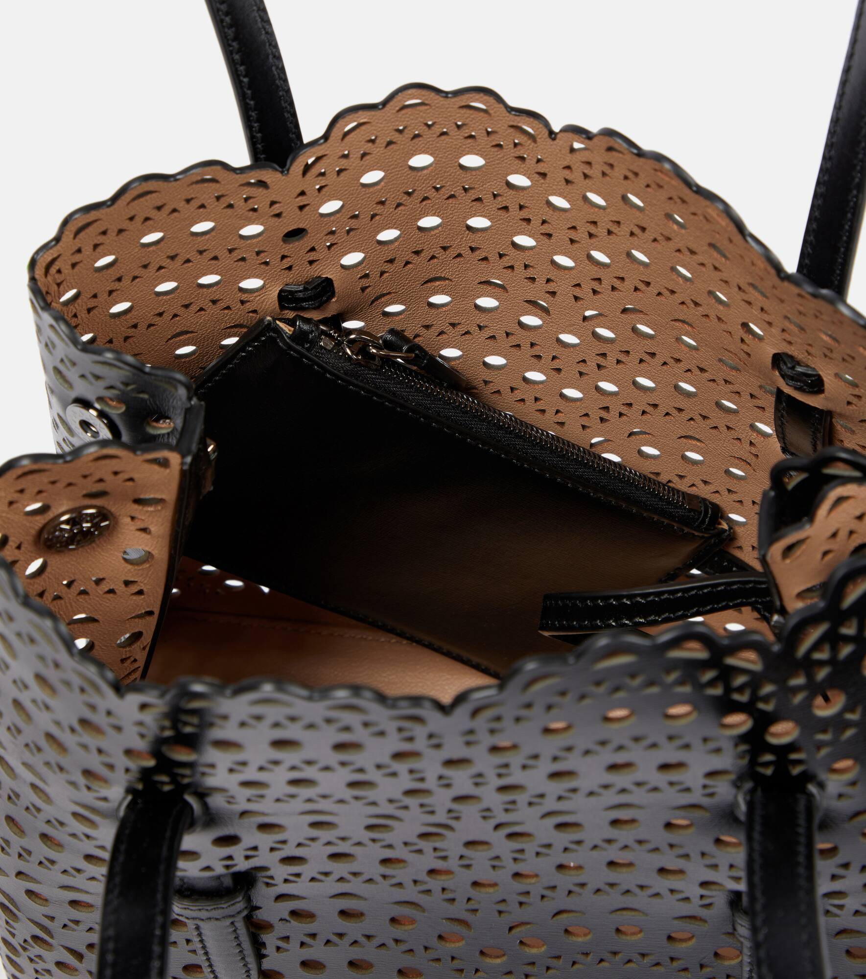 Le Mina 25 Vienne Wave leather tote bag - 3