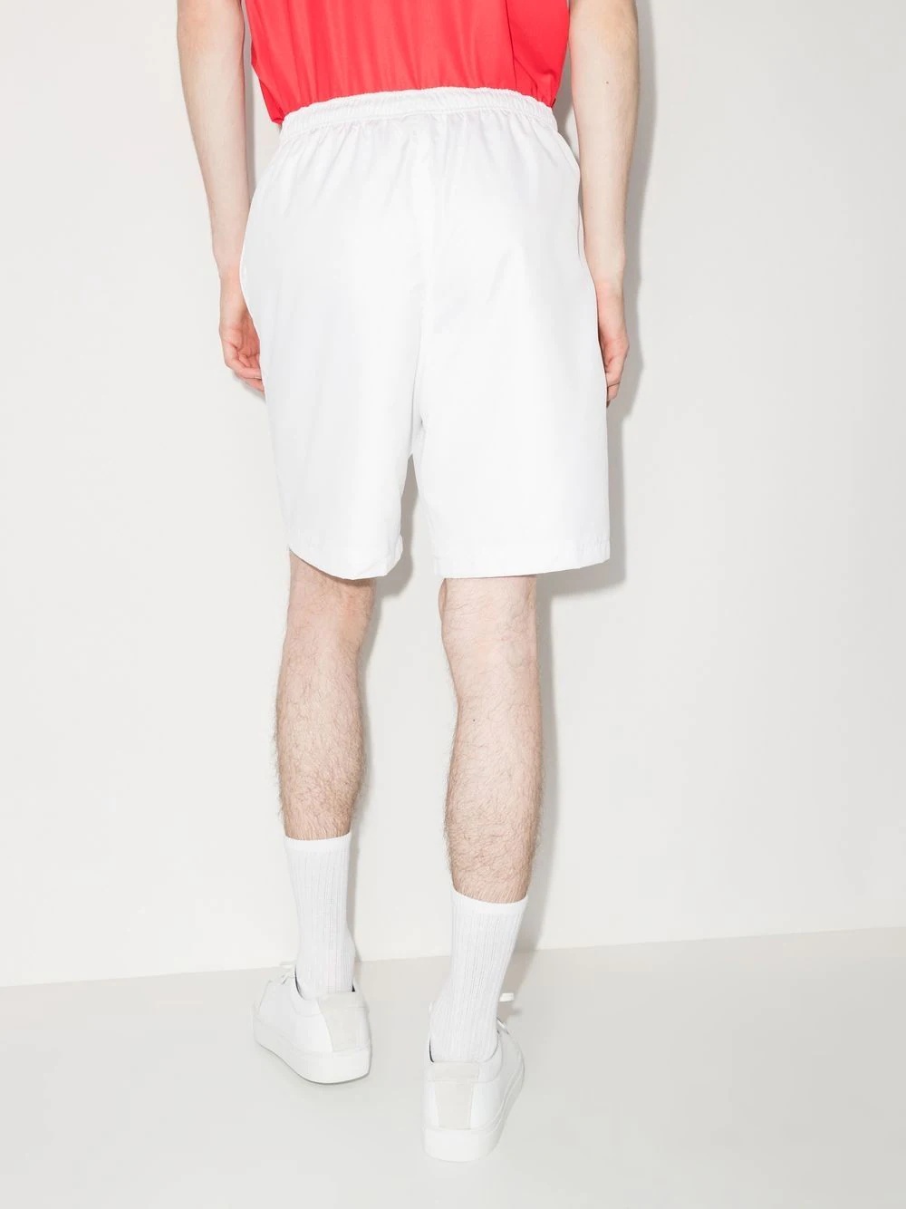 logo-embroidered track shorts - 3