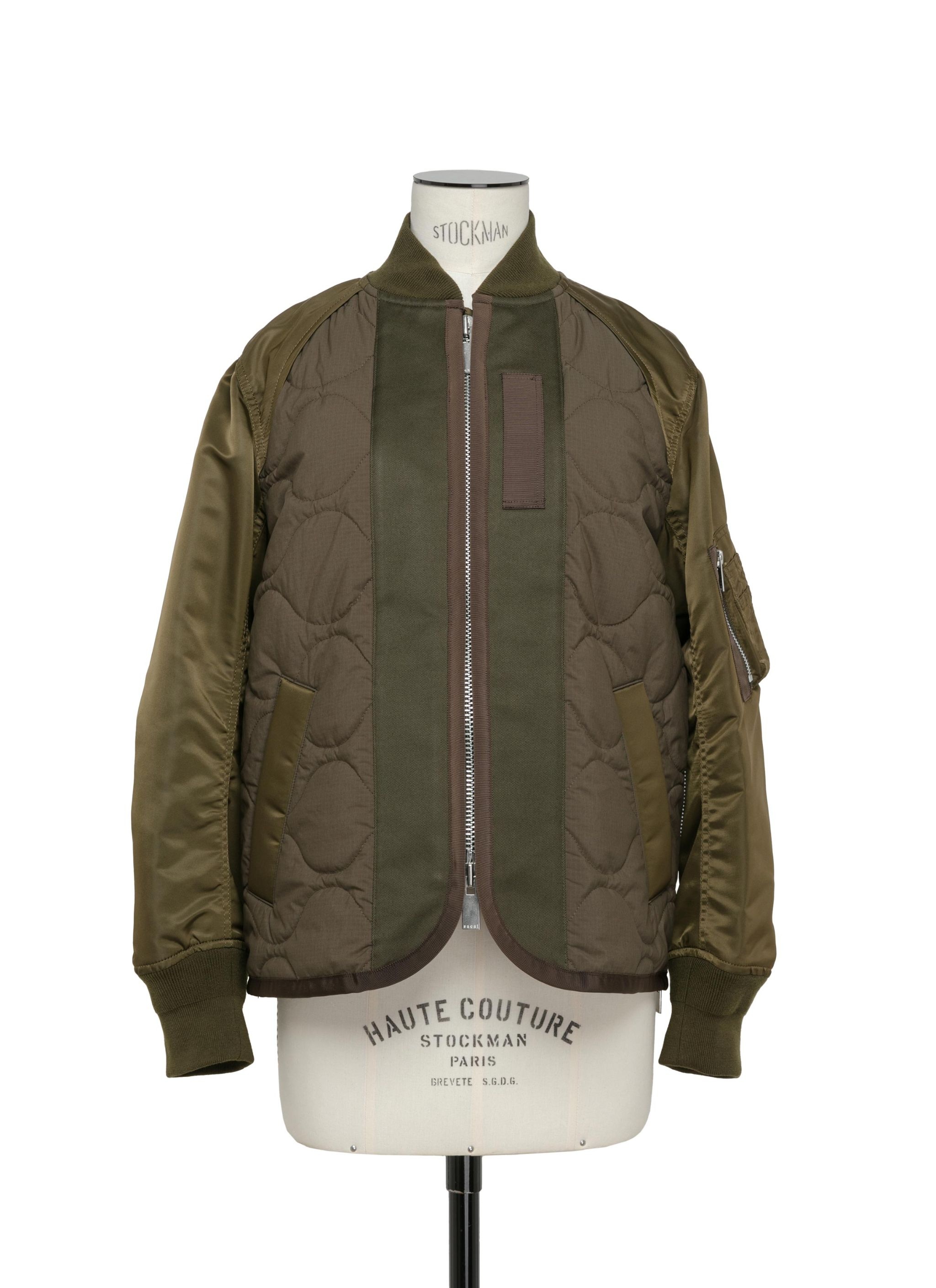 sacai Nylon Twill x Rip Stop Jacket | REVERSIBLE