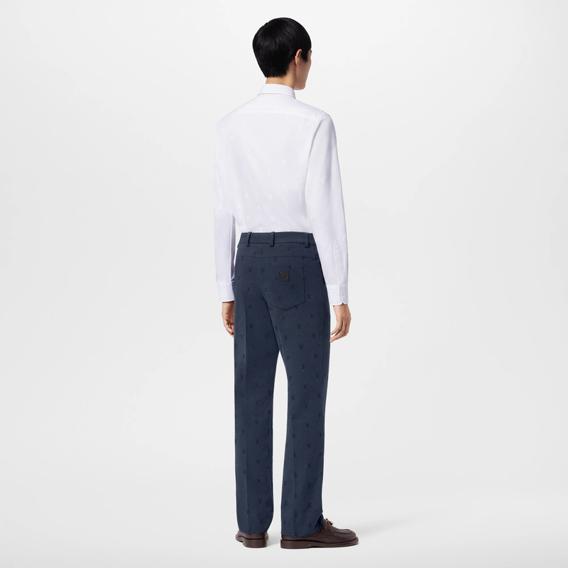 LV Blason Printed Long-Sleeved Cotton Shirt 3