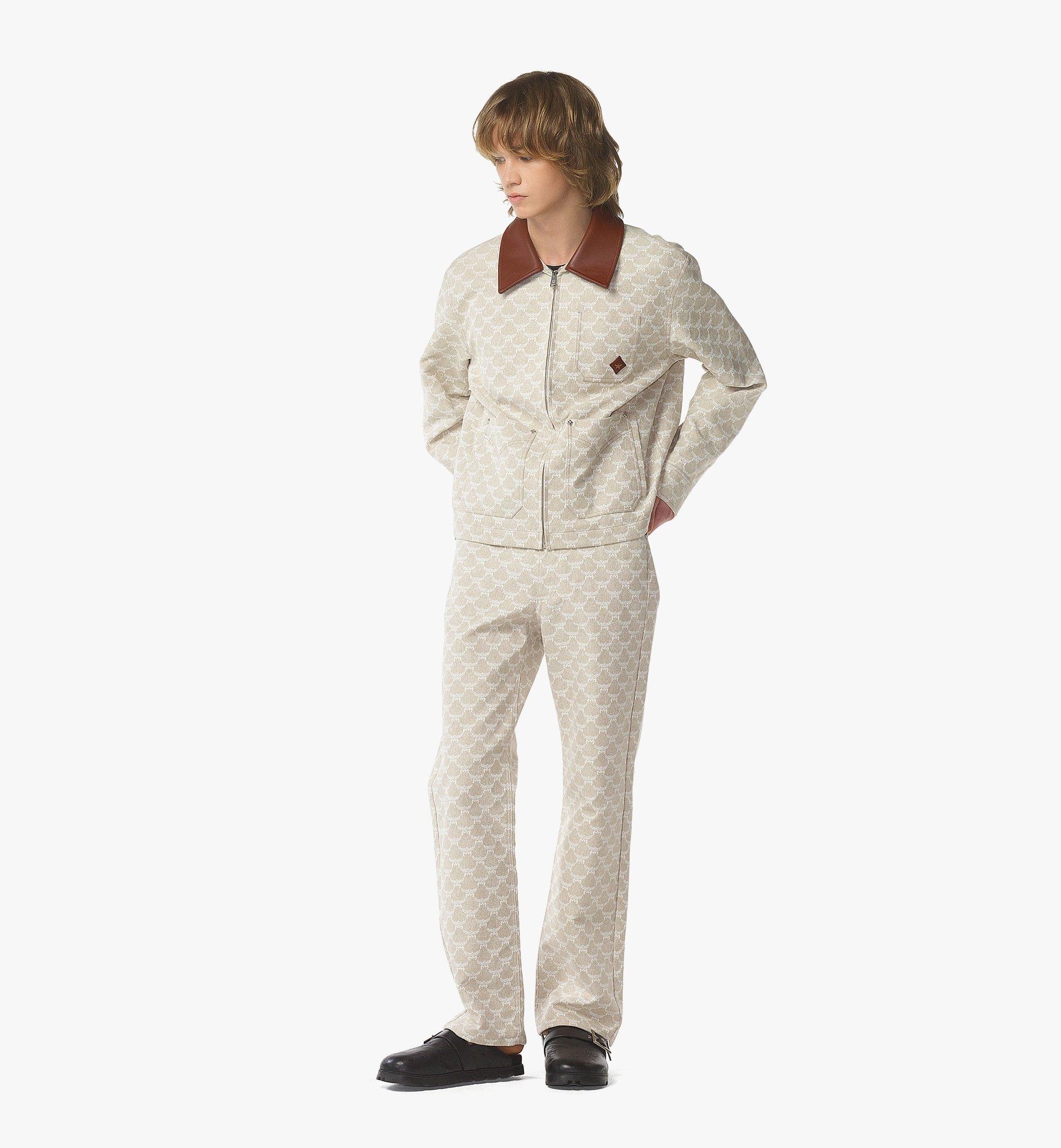 Lauretos Pants in Denim Jacquard - 2