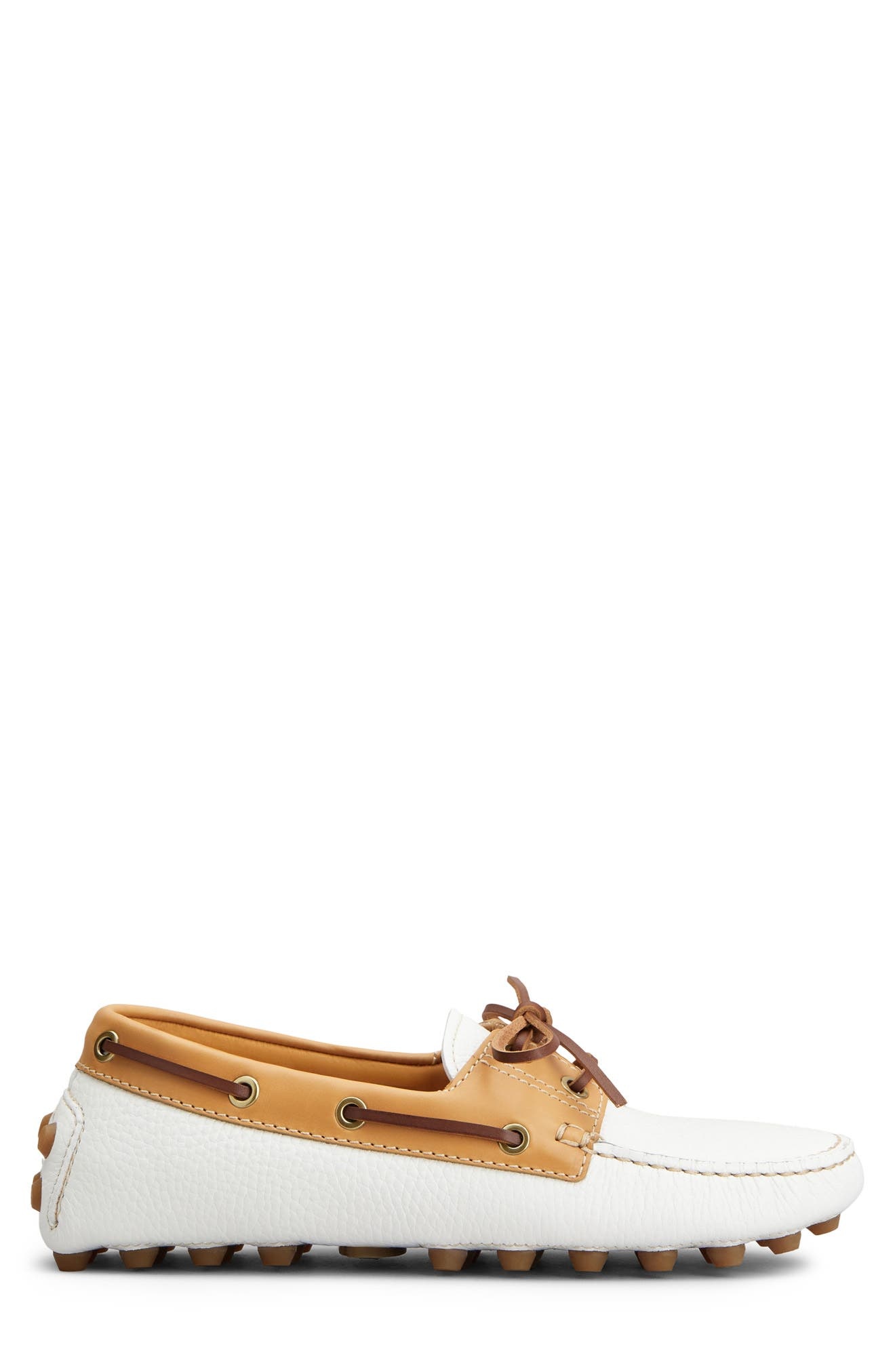 Tod's Gommino Bubble Boat Shoe in White at Nordstrom - 3