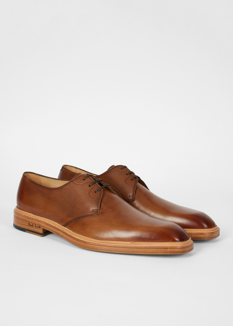 Tan Leather 'Sheridan' Shoes 3