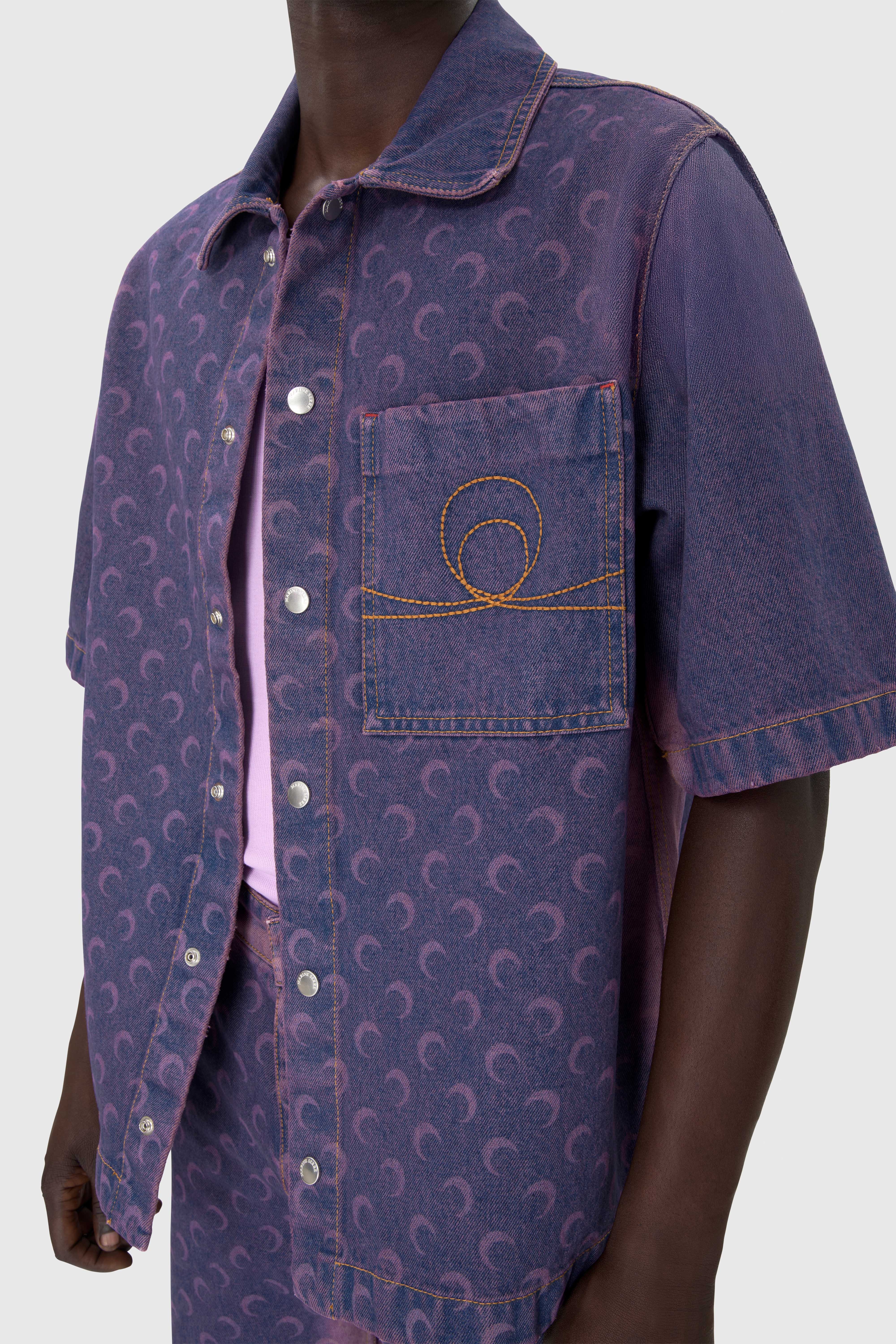 Moon Laser Denim Workwear Shirt - 4