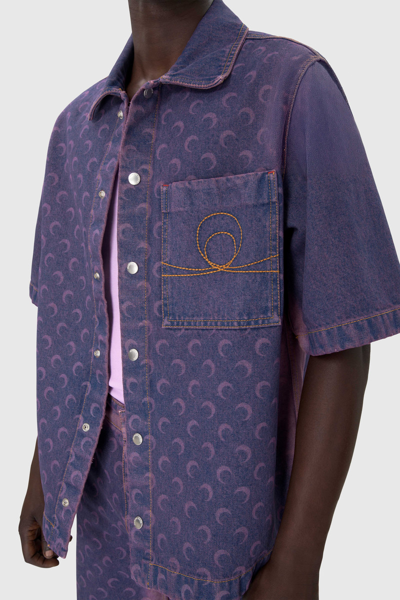 Moon Laser Denim Workwear Shirt 4