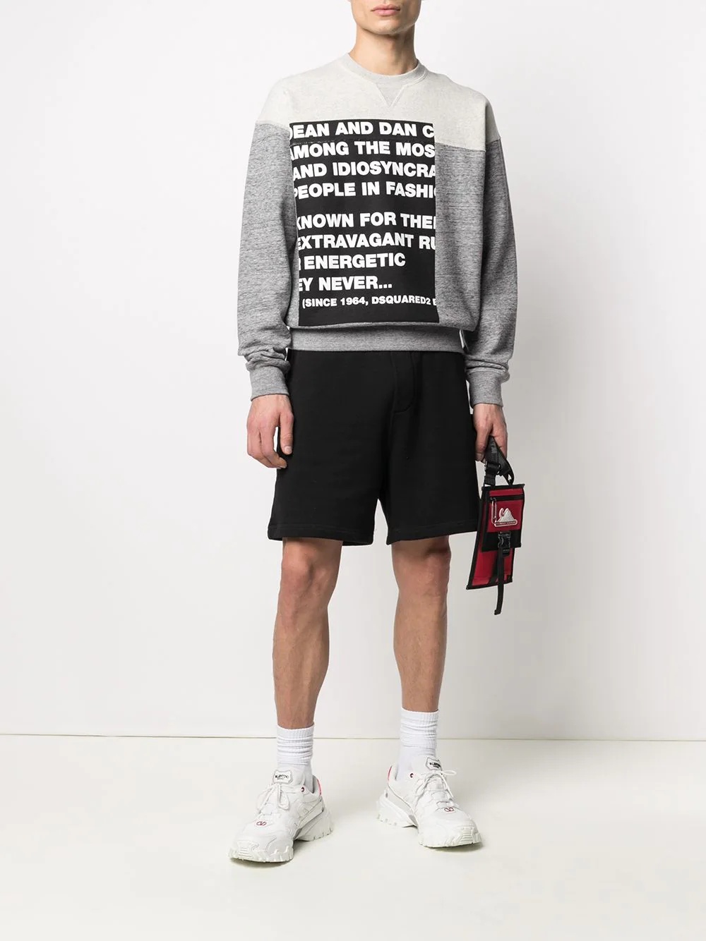 slogan-print sweatshirt - 2