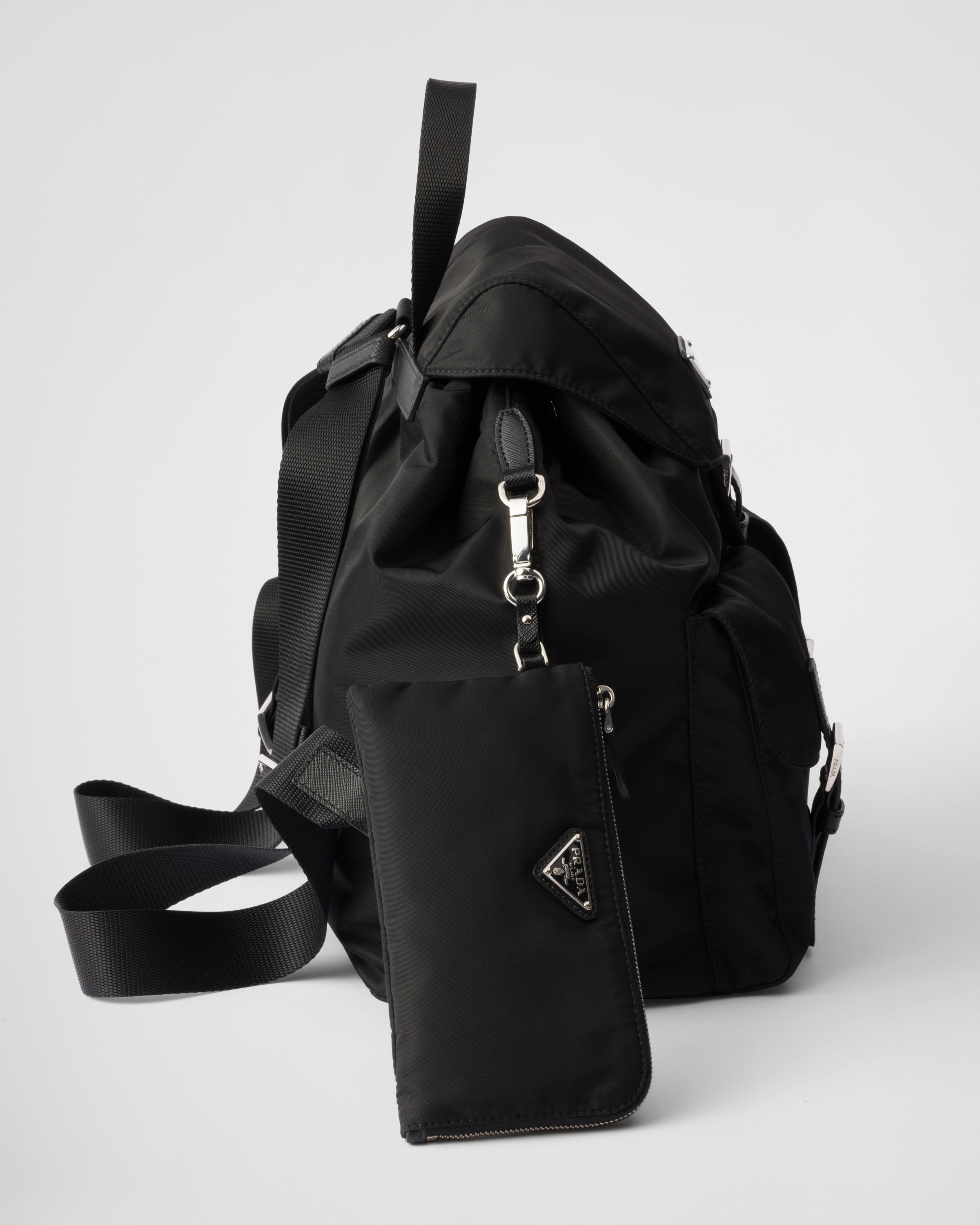 Re-Nylon medium backpack with pouch - 6