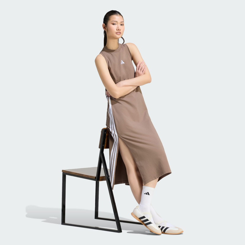 Essentials 3-Stripes Long Racerback Dress 4