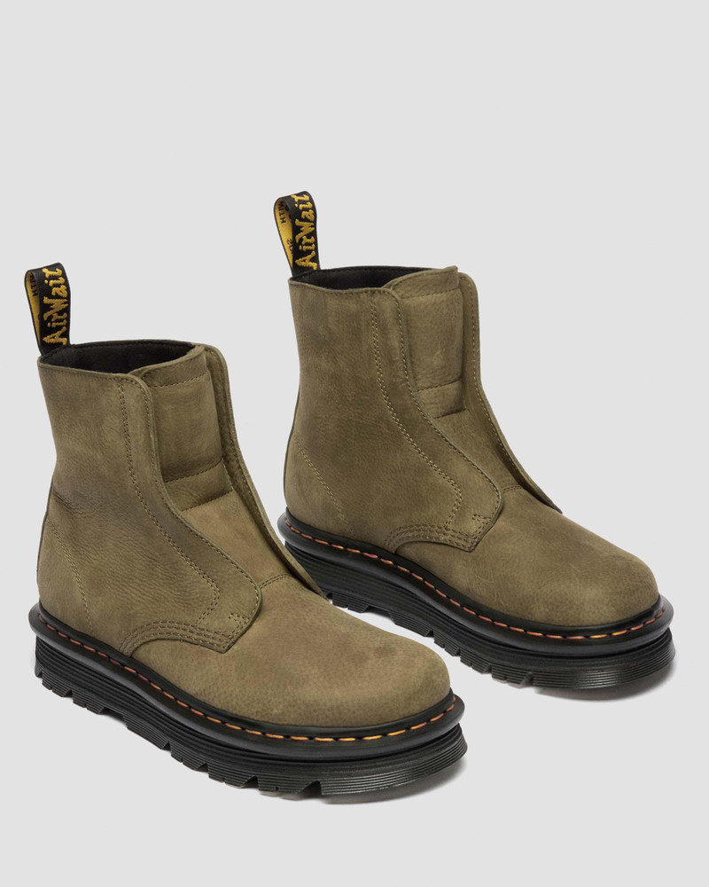 ZEBZAG LACELESS Slip On Nubuck Boots 8