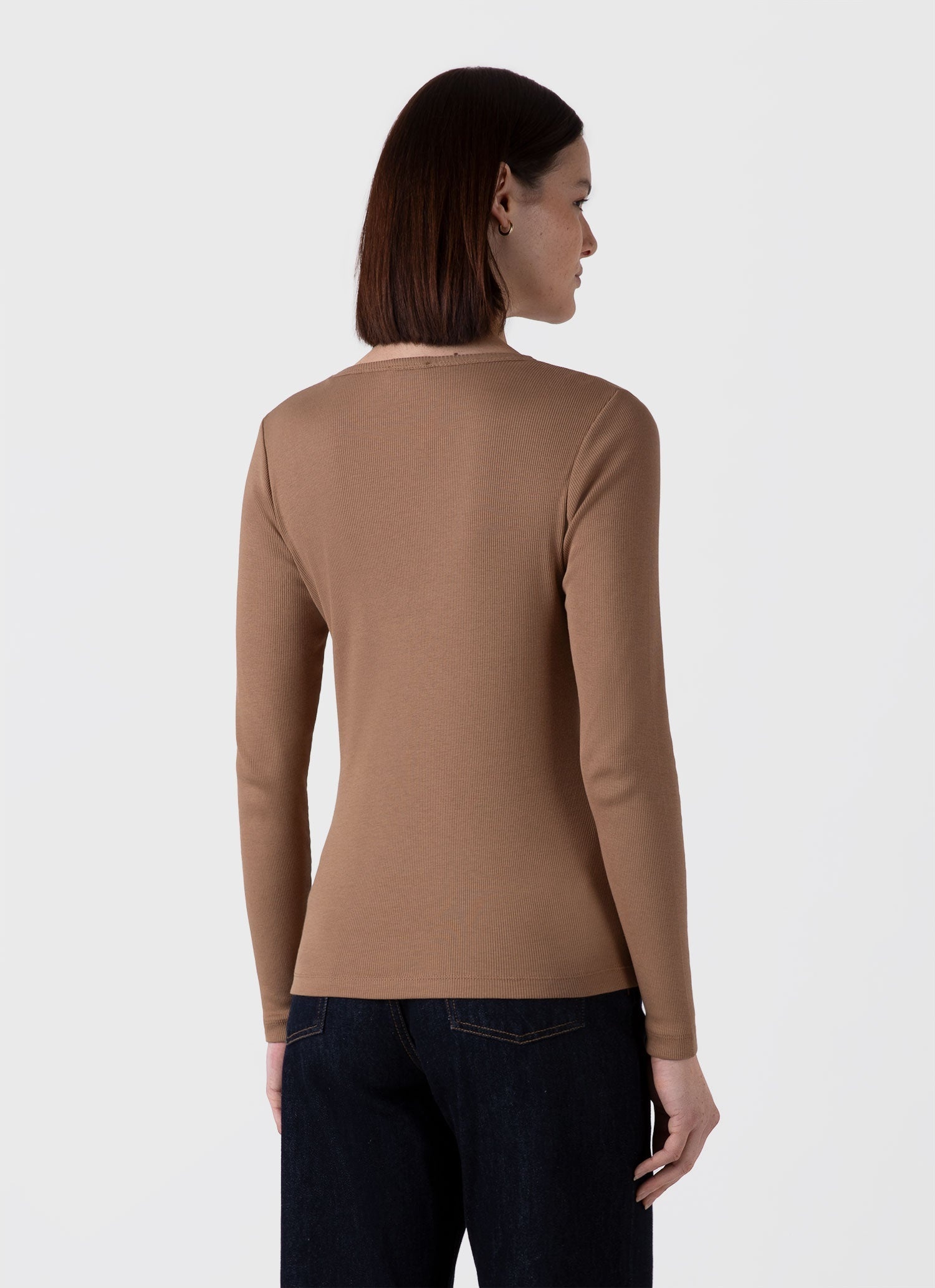 Long Sleeve Ribbed T‑shirt - 3