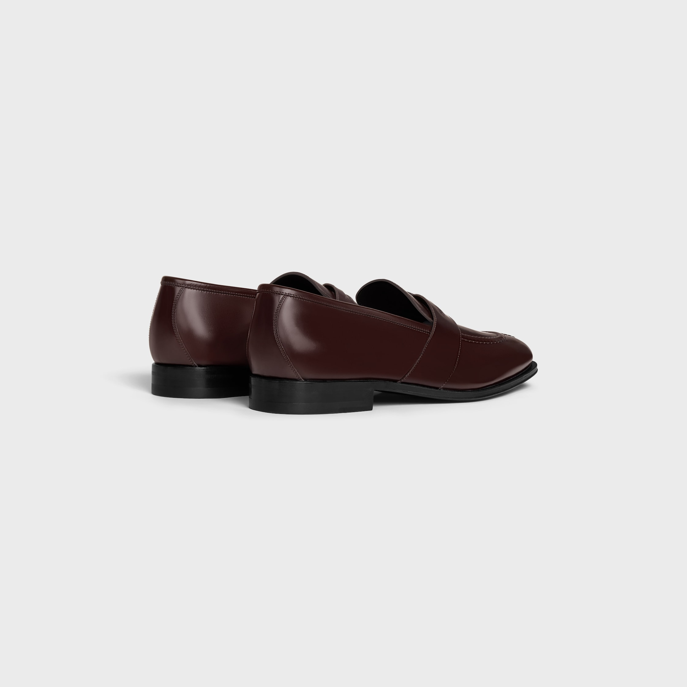 CELINE MALAQUAIS PENNY TRIOMPHE LOAFER in POLISHED BULL - 3