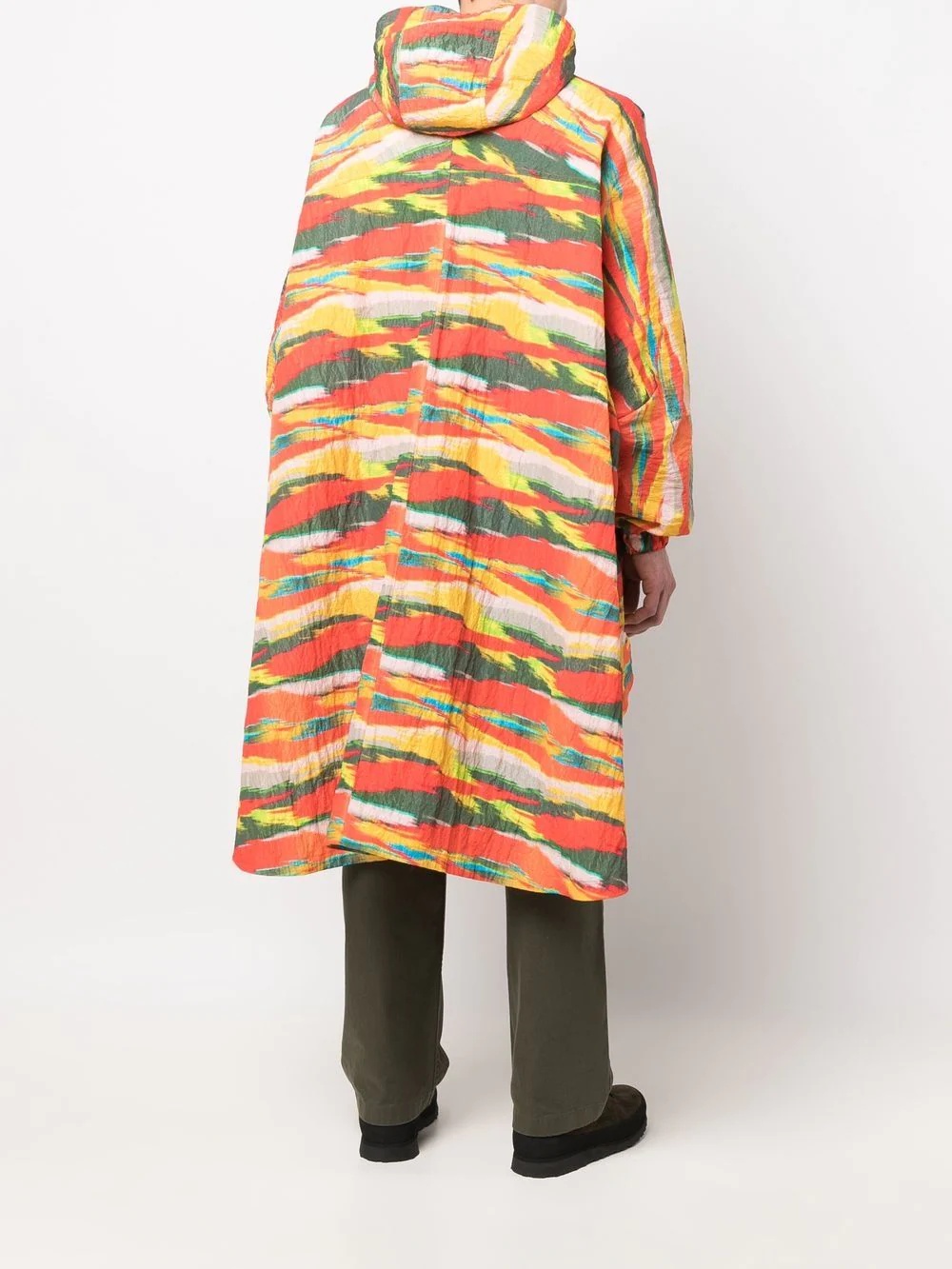 MIST camouflage-print cape - 4