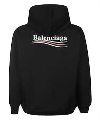 Balenciaga Political Campaign Hoodie 'Black' 600583-TIV53-1070 - 2