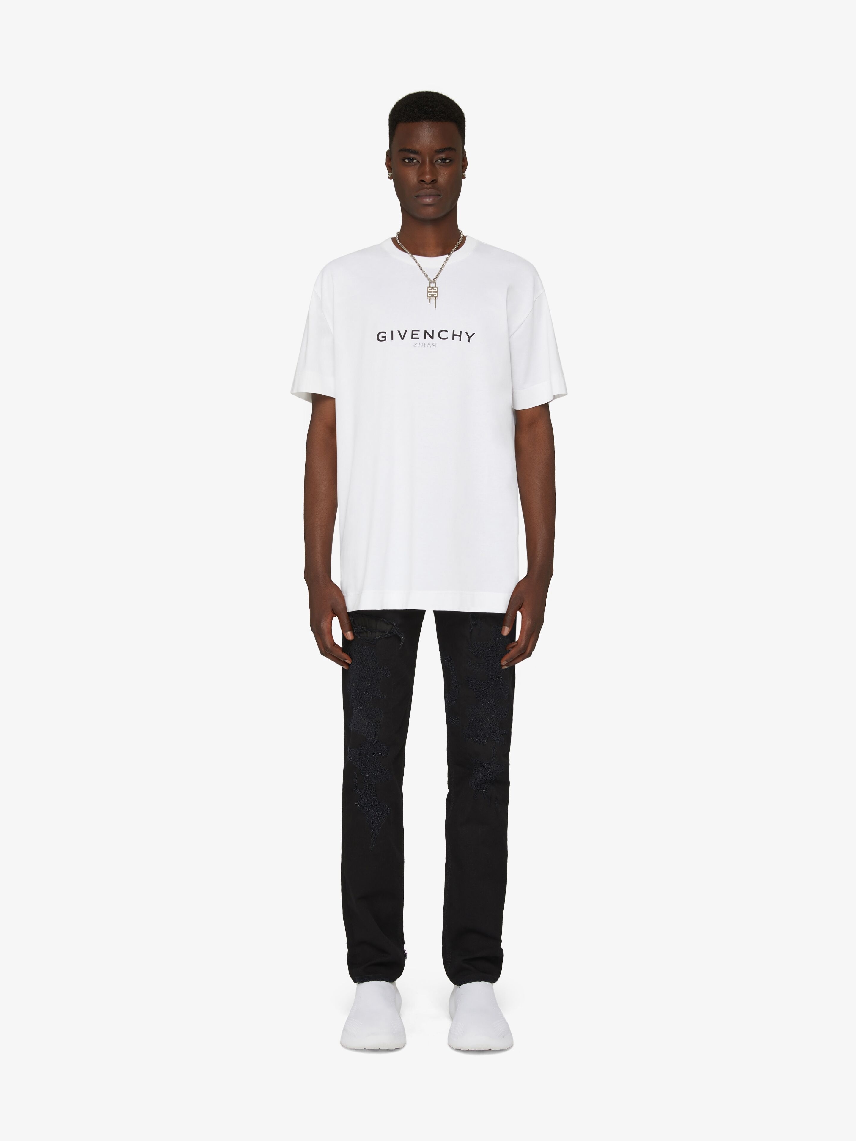 GIVENCHY REVERSE OVERSIZED T-SHIRT IN COTTON - 2