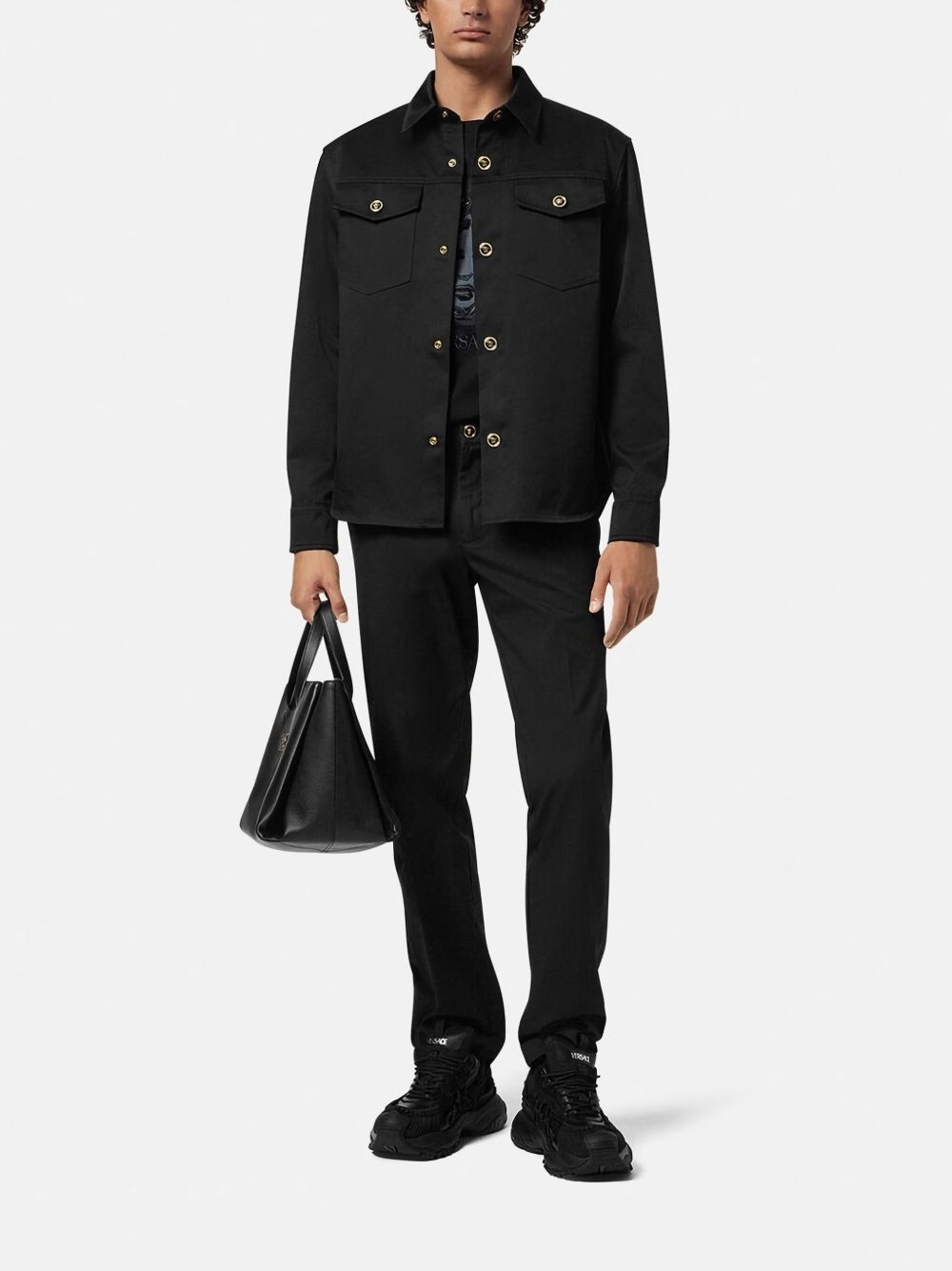 cotton shirt jacket - 2