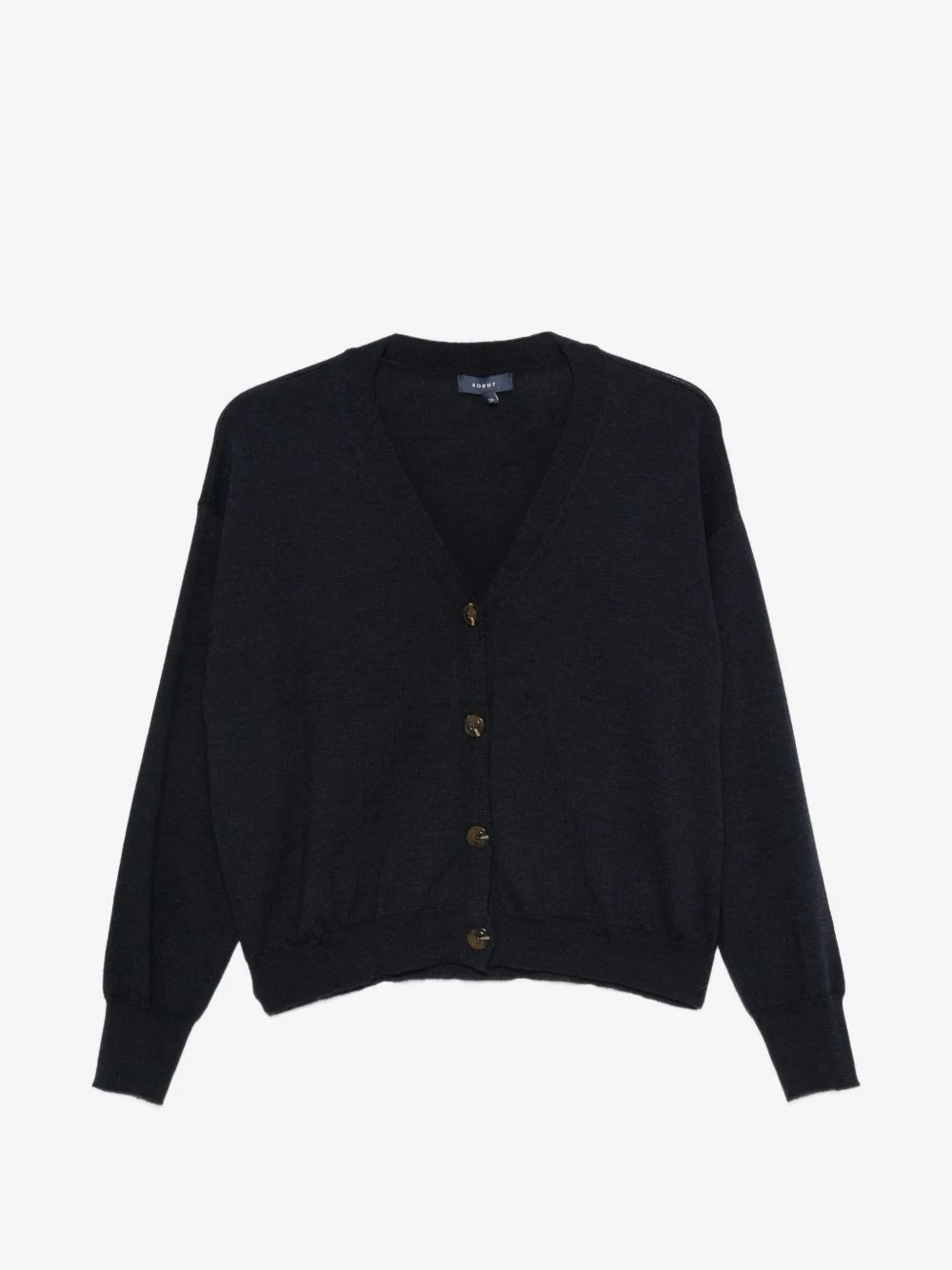 V-neck merino cardigan - 1