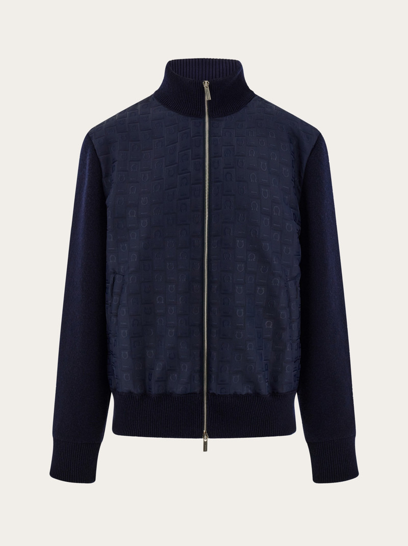Knitted bomber jacket 1