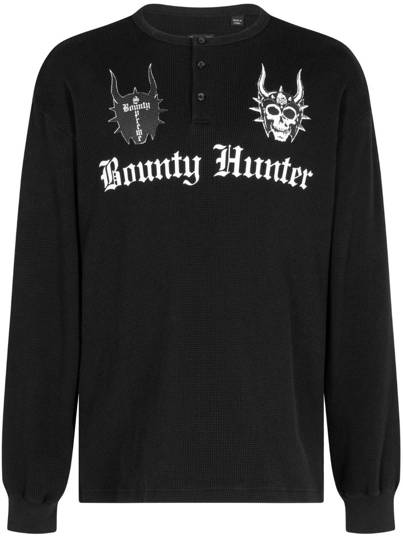 x Bounty Hunter Thermal Henley long-sleeve T-shirt 1