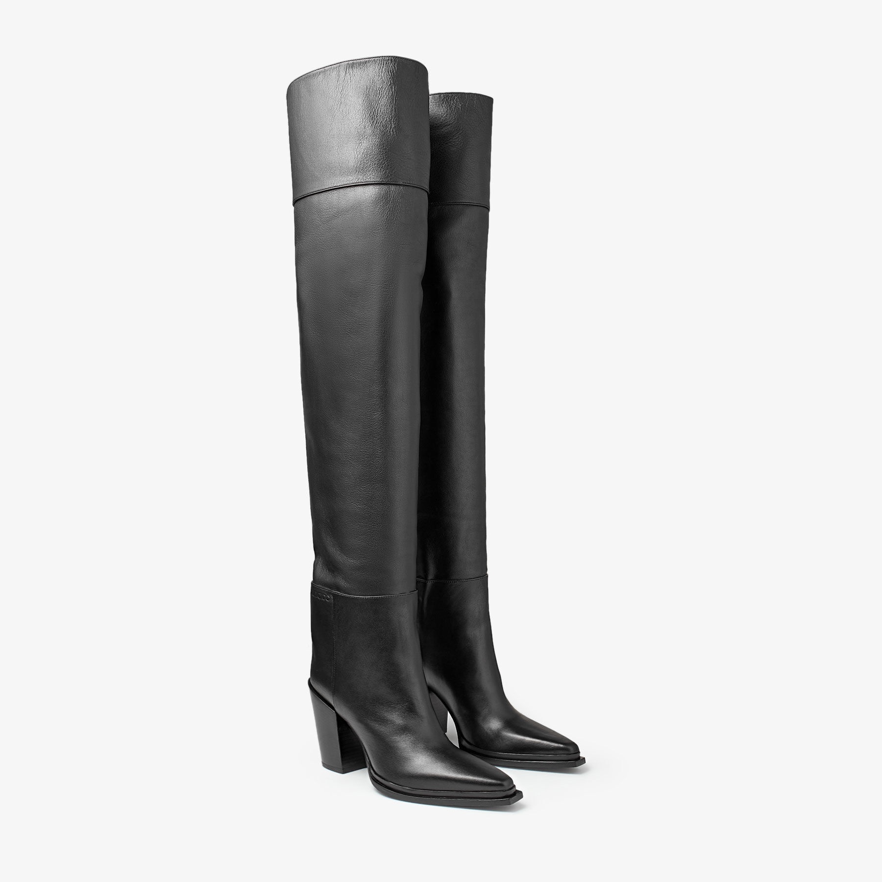Cece Over The Knee Boot 80
Black Leather Over-The-Knee Boots - 2