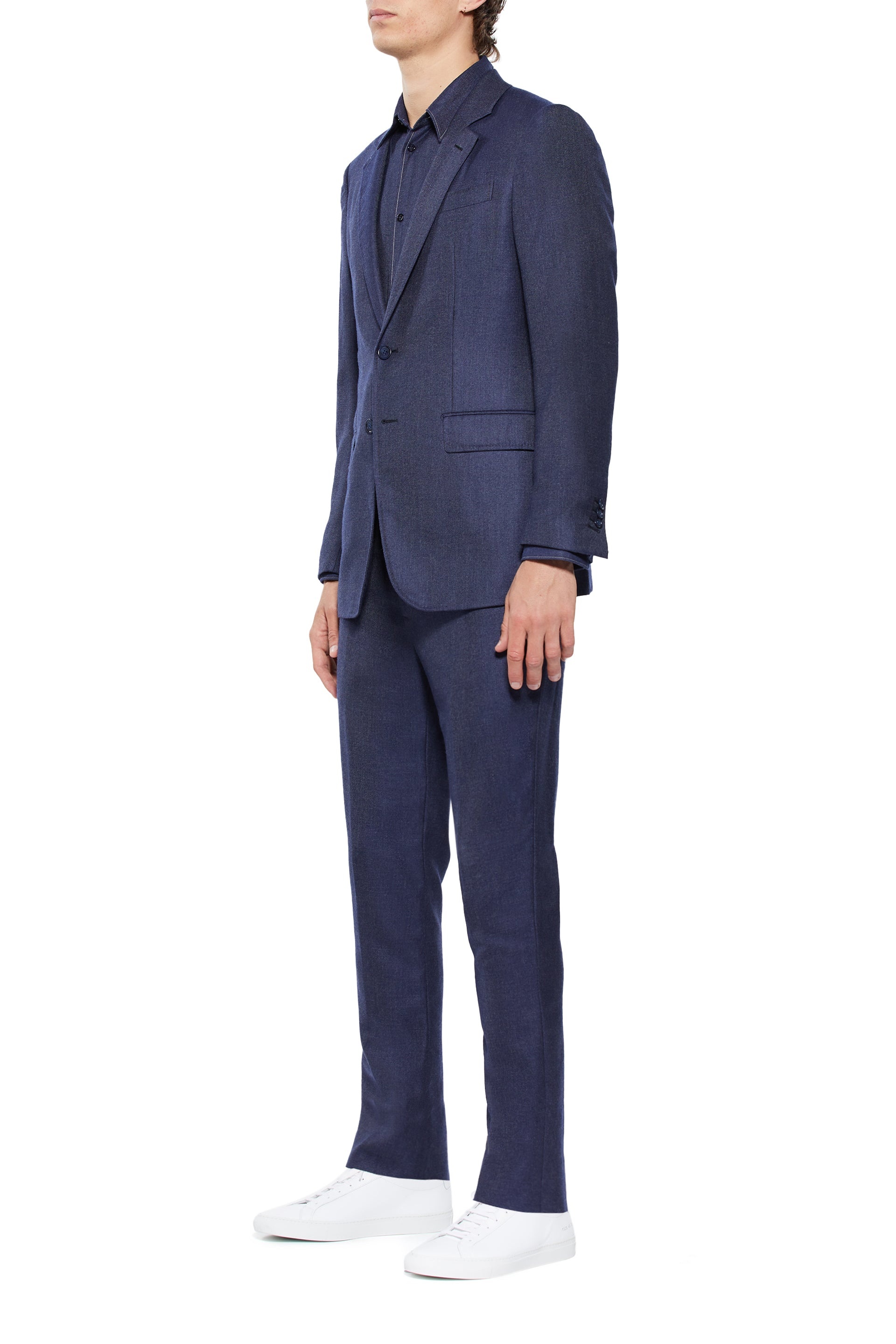 Irving Jacket in Denim Cashmere - 2