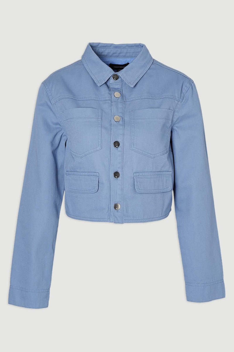 Coloured Denim Jacket 4