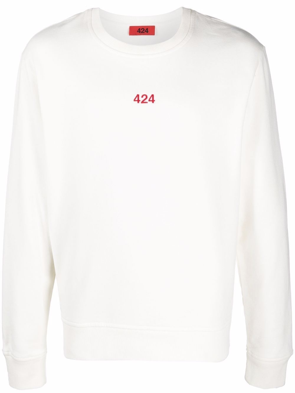 logo print sweatshirt - 1