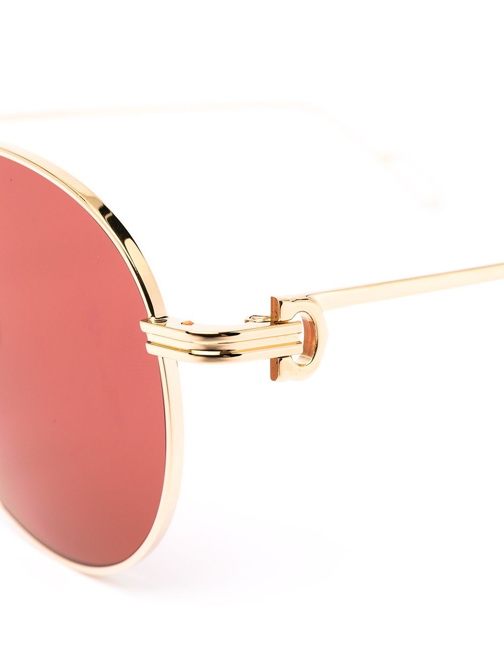 round-frame tinted sunglasses - 3