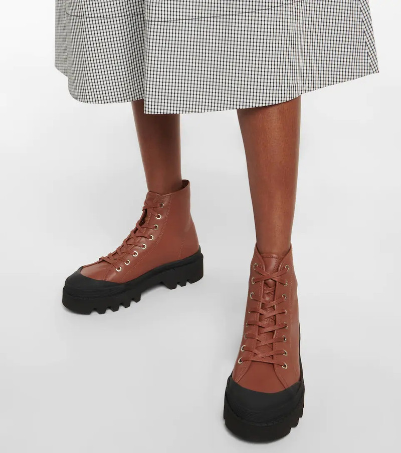leather lace-up boots 4