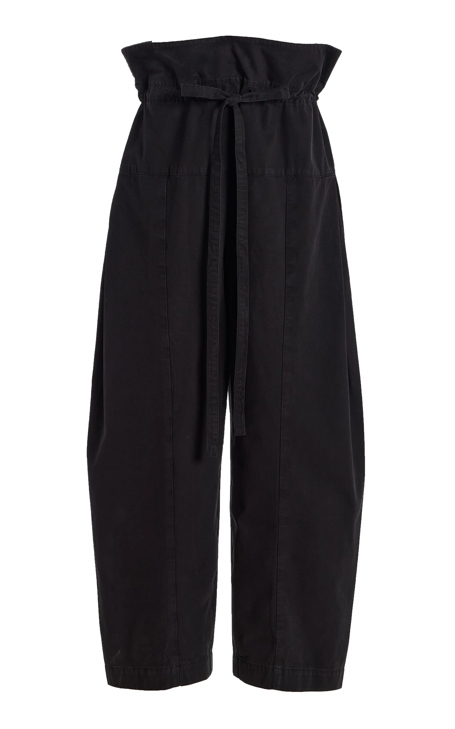 Fisherman Cotton Drawcord Pants black - 1