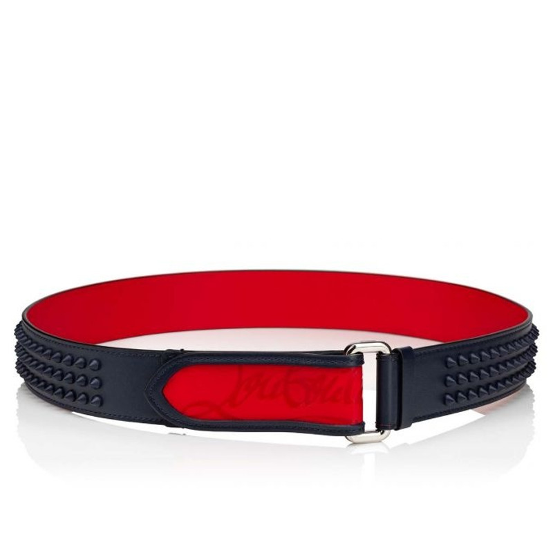 Christian Louboutin Loubi Belt Navy outlook