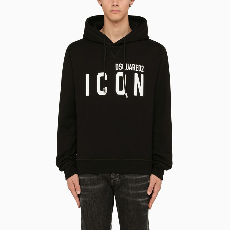 Icon black hoodie - 1