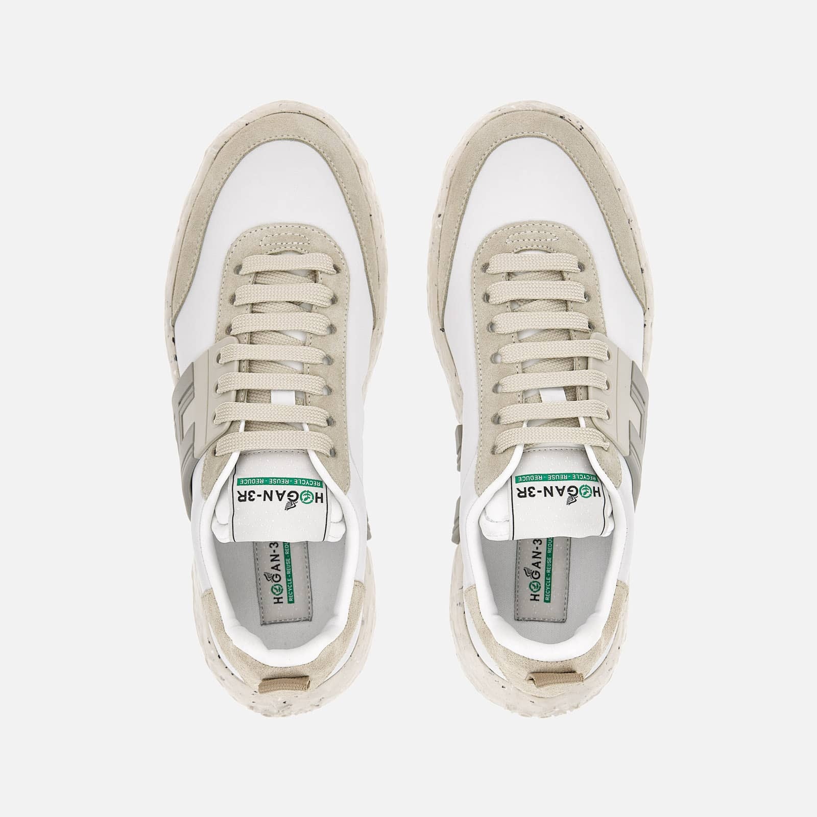 Sneakers Hogan-3R White Beige Grey - 4