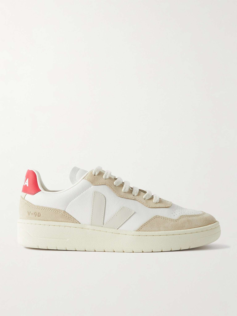 + The Aegean Project V-90 Suede and Leather Sneakers 1